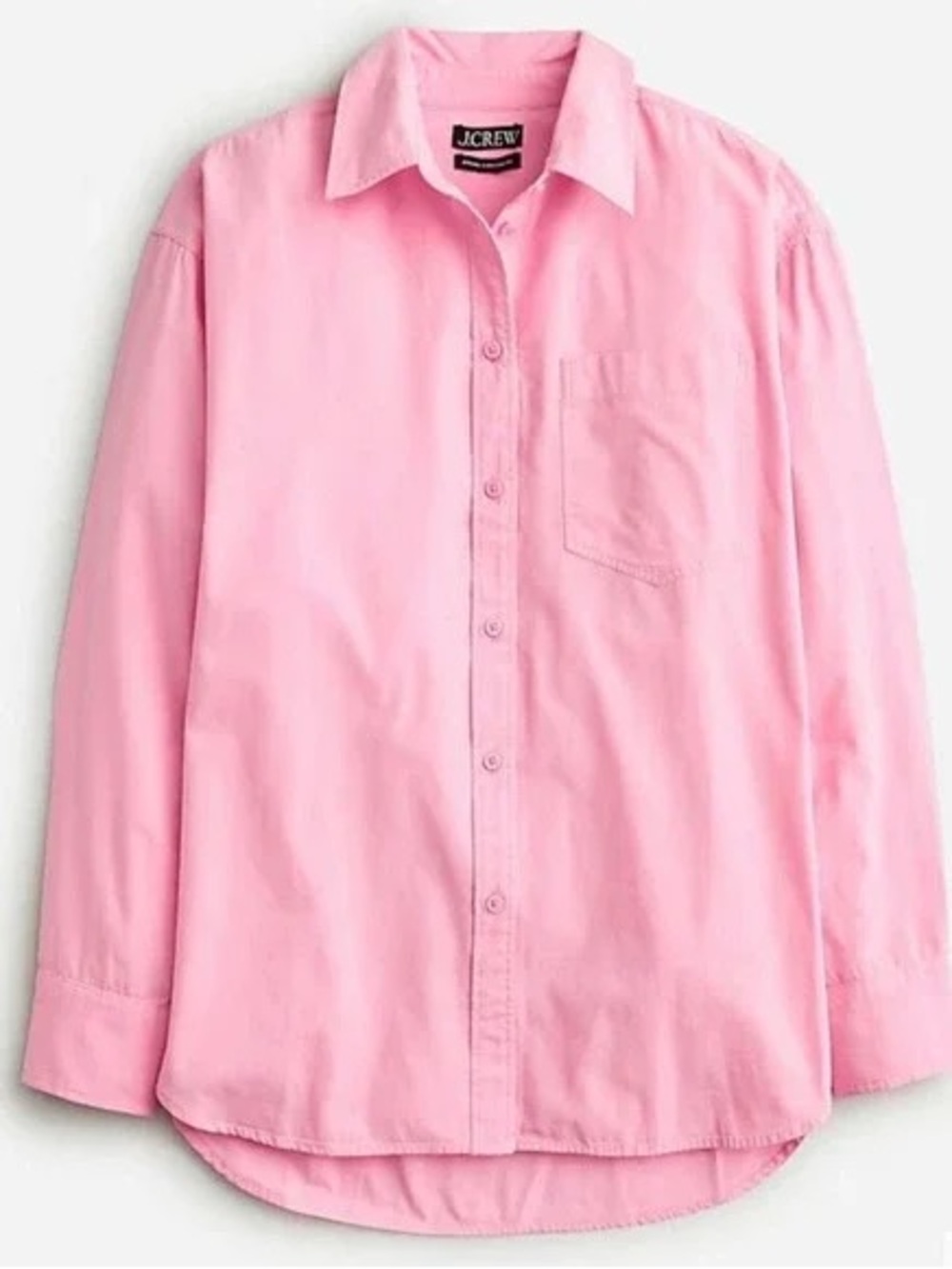 J.CREW • Etienne oversized button down shirt - Large - pink